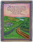 Manual Irish Collection 50 X 60-INCH Tapestry Throw, Blessings Of Ireland. Fixed Price $55.47.