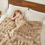 Lagraty Faux Rabbit Fur Blanket 60 80 Twin Luxury Soft Fluffy Thick Thr.... Fixed Price $77.35.
