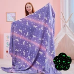 Qsteheml Unicorns Glow In The Dark Blanket For Girls,unicorn Gifts .... Fixed Price $22.84.