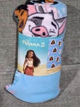 Disney Moana 2 W/ Pua Fleece 40" X 50" Travel Throw Blanket New. Fixed Price $12.00.