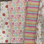 Circo & Garanimals Flannel Blankets 27X27 - 4 Baby Bundle. Fixed Price $18.00.
