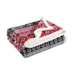 Eddie Bauer Ultra-plush Collection Throw Blanket-reversible Sherpa Fleece Cov.... Fixed Price $79.99.
