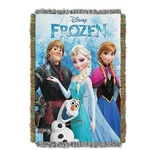 Disney Frozen Elsa Woven Tapestry Throw Blanket 48" X 60'' Fun Anna. Fixed Price $36.14.