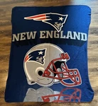 New England Patriots Gridiron Fleece Throw. Fixed Price $8.00.