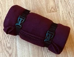 Authority BP10 Fleece Sports Blanket With Strap Handle, Maroon, New. Fixed Price $12.99.