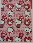 Hello Kitty Valentine Plush Throw Blanket Pink Hearts Love 50X70. Fixed Price $28.00.