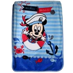 Disney Baby Mickey Mouse Sailor Nautical Plush Throw Blanket Blue 58X43. Fixed Price $195.00.