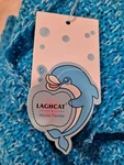 Mermaid Tail Blanket Turquoise Blue Crochet Laghcat. Fixed Price $30.00.