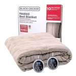 Electric Heated Queen Blanket With Safety Features And 10 Levels. Fixed Price $81.39.
