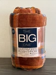 The Big One Oversized Supersoft Throw Blanket Brown Plaid. Fixed Price $14.99.