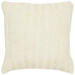 Rizzy Ivory Cable Knit Buttons Lines Transitional Throw Pillow Striped T05066. Fixed Price $94.00.