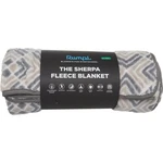 Rumpl Sherpa Fleece Blanket Kaleidoscope Stone Throw 50" X 70" Gray / Beige Nwt. Fixed Price $52.00.