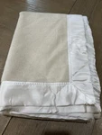 Melange Home Silk Fleece Cotton Blanket W/satin Border Twin Ivory. Fixed Price $99.00.