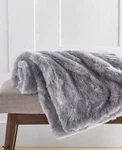Hudson Park Collection Lynx Fur Throw Silver Bloomingdale S, New, Gray, Luxury. Fixed Price $79.00.