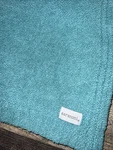 Saranoni Bamboni Receiving Blanket Teal Baby. Fixed Price $37.99.