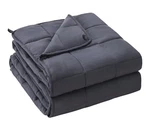Yescool Weighted Blanket Adults (20 Lbs 60 X 80 Grey Cooling Heavy Sle. Fixed Price $35.00.