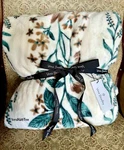 Vera Bradley Cozy Plush Throw Blanket Paradise Cream Stripe Vines Nwt Sealed New. Fixed Price $67.57.