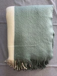 Ink+ivy Color Block Throw With Tassels Faux Cashmere Green / Ivory Blanket Decor. Fixed Price $24.76.