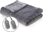 Purerelief Deluxe Heated Blanket 10 Settings, Soft Micromink, Auto Shut-off. Fixed Price $199.99.