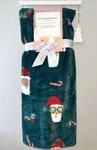 Cupcakes Cashmere Christmas Throw Blanket Santa Holly Candycane Soft Nwt. Fixed Price $50.39.