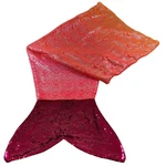 Mermaid Tail Blanket Wearable Cozy Fleece Sequin Orange Pink Fun Throw. Fixed Price $19.99.