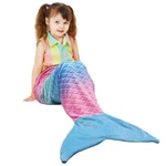 Catalonia Kids Mermaid Tail Blanket, Super Soft Plush Flannel Sleeping Snuggl.... Fixed Price $25.19.
