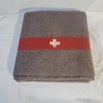 Swiss Army Wool Blanket Wwii. Fixed Price $99.00.