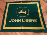John Deere Fleece Throw Biederlack Blanket Usa Approx 55 49 Big Acrylic. Fixed Price $22.00.