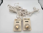 Vintage Northern Dual Electric Blanket Controllers 613A 16744-005 E23623 Prong. Fixed Price $19.00.