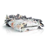 Handcrafted Blanket, Anti-pill Fleece, Reversible Jungle Cuddle/gray, 30 X 46 In. Fixed Price $64.38.