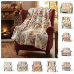 Fall Thanksgiving Flannel Throw Blankets Set - Soft, Warm, & Cozy 51X59 Inch. Fixed Price $104.99.