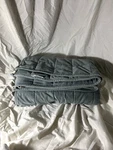 Zzzhen 48X72 Inch Weighted Blanket - Gray. Fixed Price $25.00.