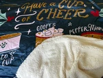 Disney Nwot Sherpa Throw Blanket Beverages Winter/holiday Green. Fixed Price $59.99.