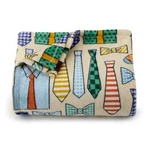 Big One Men's Neckties Father's Day Plush Fleece Throw Blanket 5X6 Feet. Fixed Price $34.99.