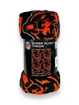 Chicago Bears Nfl 46"X60" Throw Blanket Super Plush Football. Fixed Price $28.00.
