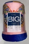 Butterflies Color Block The Big One Oversized Soft Throw 5'X6' Plush Blanket. Fixed Price $19.99.