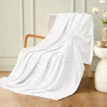 Whale Flotilla Flannel Fleece Blanket For THROW(50X60 Inch), White. Fixed Price $32.76.