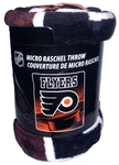 Philadelphia Flyers Micro Raschel Throw Blanket - 50"X 60" Northwest Co. New. Fixed Price $16.99.