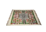 Vintage Aztec Mayan Boho Reversible Plaid Wool Pop Art 84 X60 Throw Blanket. Fixed Price $119.95.
