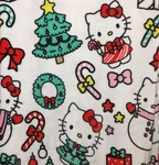 New Hello Kitty Holiday "bows Candy" Plush Soft Throw Blanket 50"X 70". Fixed Price $33.90.