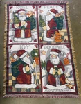 Goodwin Weavers Santa Claus Christmas 70 X 50 Fringe Tapestry Throw Blanket #C92. Fixed Price $27.96.