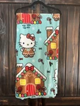 Hello Kitty Christmas Throw Blanket Gingerbread Baby Blue 50X60" Jay Franco 2024. Fixed Price $12.00.
