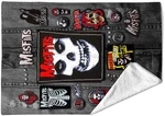 Misfits - Rocksax Battle Vest Sherpa Fleece Blanket (60 In 80. Fixed Price $69.99.