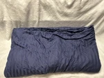 Wamsutta Blue Striped Double Sided Queen Size Blanket Comforter. Fixed Price $22.00.