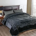 Jml Fleece Blanket King Size, Heavy Korean Mink 85 X 95 Inches 9LBS Dark Grey. Fixed Price $87.29.