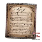 Manual Inspirational Collection Tapestry Throw, Amazing Grace Sheet Music, 50. Fixed Price $71.98.