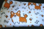 Just Home Corgi Dog Print Soft Fleece Throw Blanket 50" X 60" New. Fixed Price $22.99.