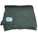 Military Wool Blanket Made In Usa Olive Drab 80" 62". Fixed Price $49.95.