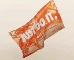 Nike Just Do It Air Force 1 Swoosh Fleece Throw Blanket 60X40. Fixed Price $44.99.