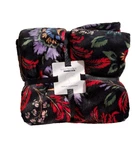 Nwt Vera Bradley Essential Throw Blanket Venetian Paisley Black 50" X 80". Fixed Price $34.99.